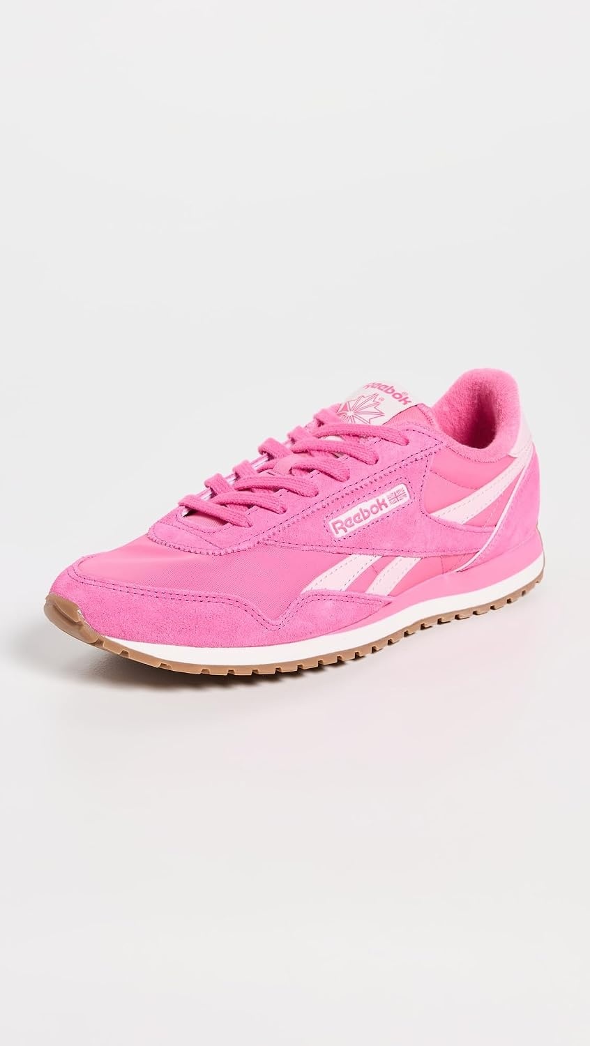 image:imageReebok Womens Classic AZ Legacy Sneakers for Women Casual Athletic Womens ShoesPinkPinkWhite
