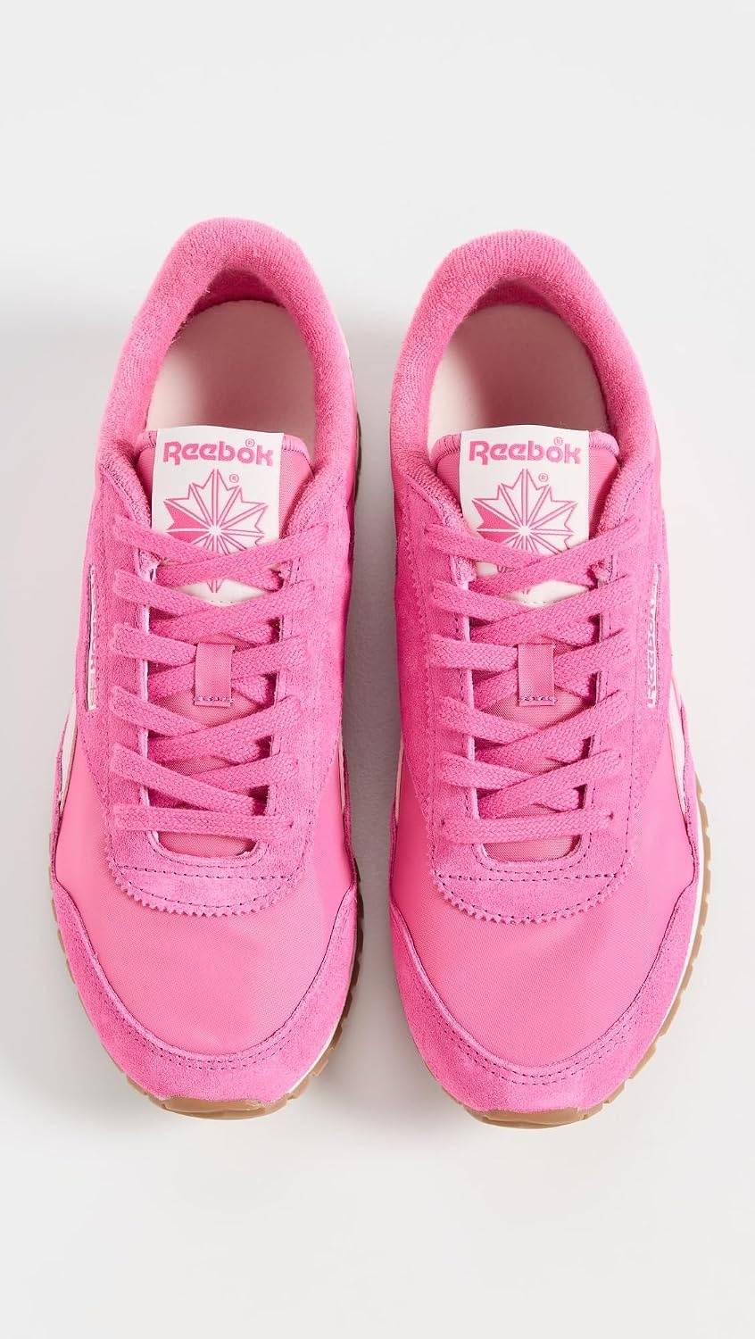 image:imageReebok Womens Classic AZ Legacy Sneakers for Women Casual Athletic Womens ShoesPinkPinkWhite