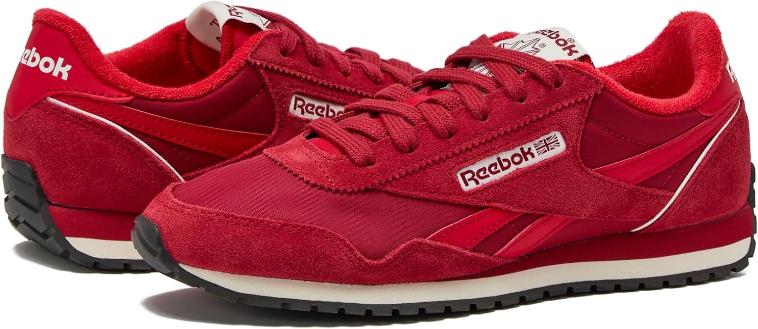 image:imageReebok Womens Classic AZ Legacy Sneakers for Women Casual Athletic Womens ShoesRedRedWhite