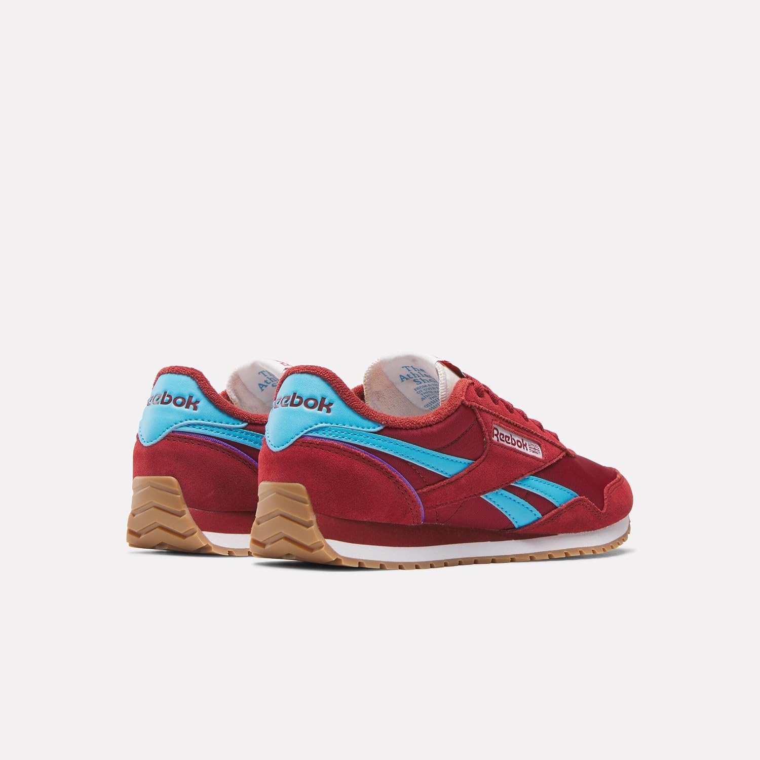 image:imageReebok Womens Classic AZ Legacy Sneakers for Women Casual Athletic Womens ShoesRetro Red Retro Red Future Cyan