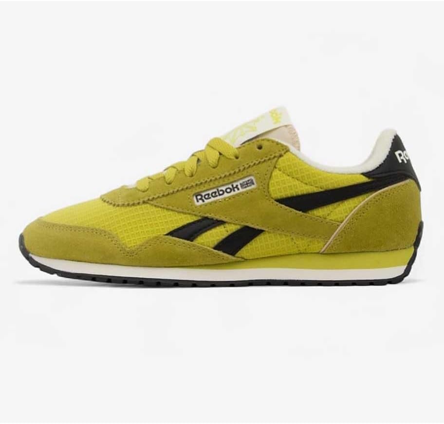 image:imageReebok Womens Classic AZ Legacy Sneakers for Women Casual Athletic Womens ShoesTwisted Chartreuse Chalk Washed Black
