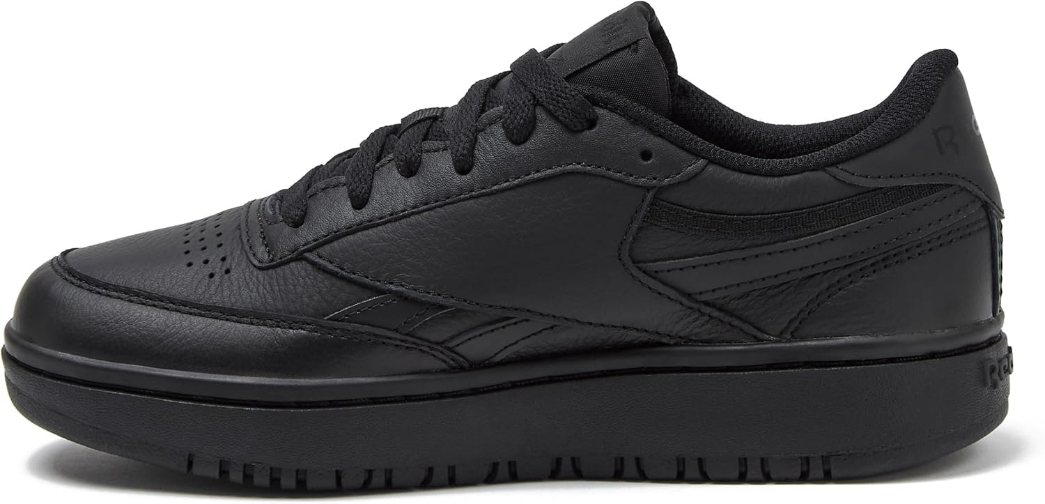 image:imageReebok Womens Club C Double Revenge Platform Tennis Shoes for Women Fashion Womens SneakersBlackBlackBlack