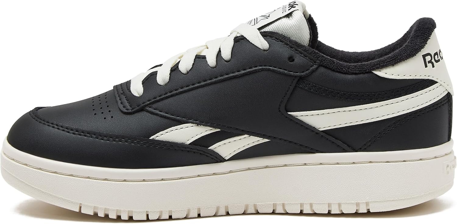 image:imageReebok Womens Club C Double Revenge Platform Tennis Shoes for Women Fashion Womens SneakersBlackBlackChalk