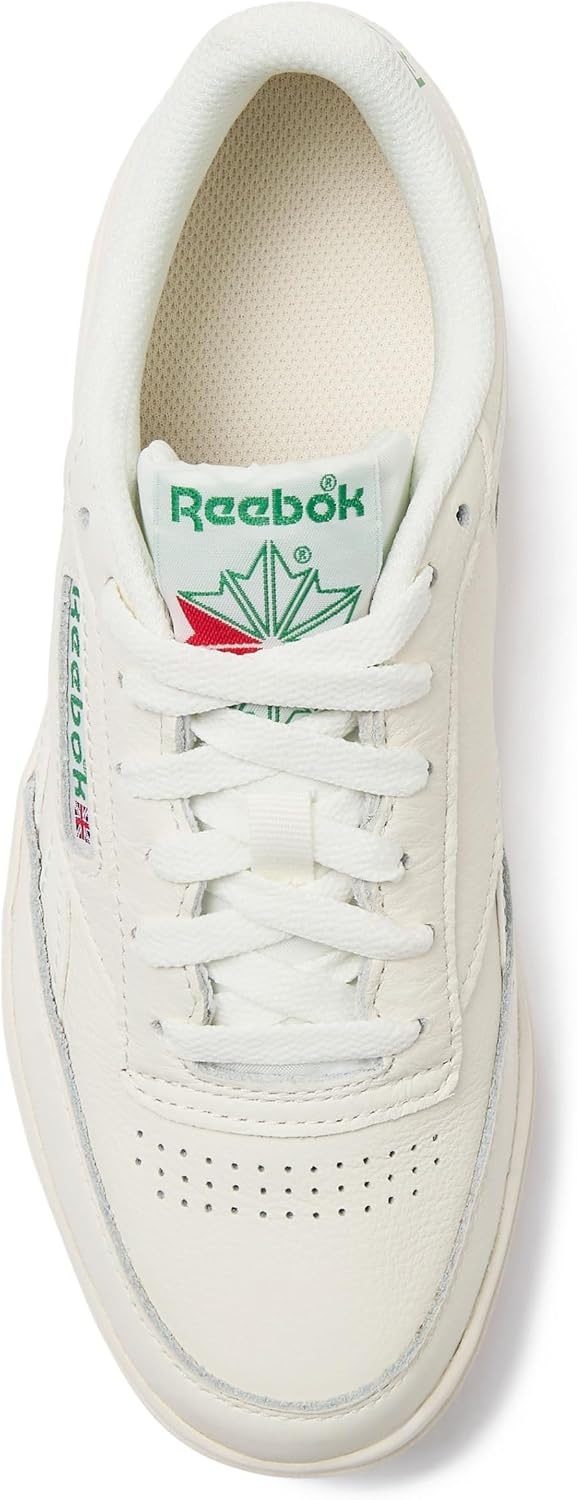 image:imageReebok Womens Club C Double Revenge Platform Tennis Shoes for Women Fashion Womens SneakersChalkGreen No Side Stripe