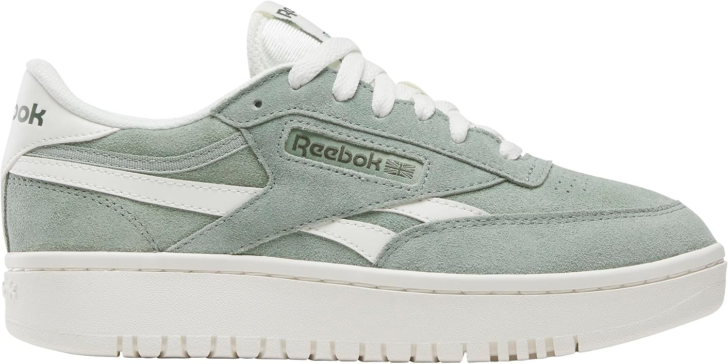 image:imageReebok Womens Club C Double Revenge Platform Tennis Shoes for Women Fashion Womens SneakersDusty RoseChalkChalk