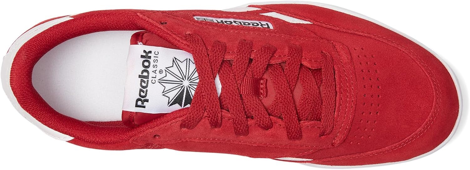 image:imageReebok Womens Club C Double Revenge Platform Tennis Shoes for Women Fashion Womens SneakersFlashredBlackFootwear White