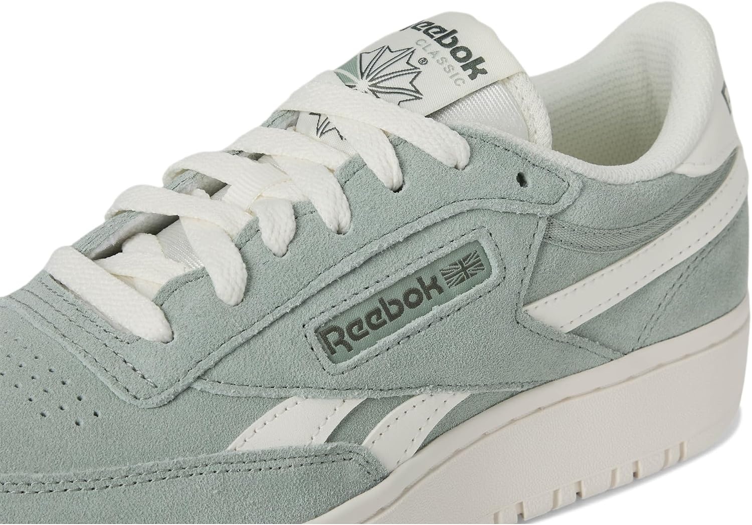 image:imageReebok Womens Club C Double Revenge Platform Tennis Shoes for Women Fashion Womens SneakersHybrid GreenChalkChalk