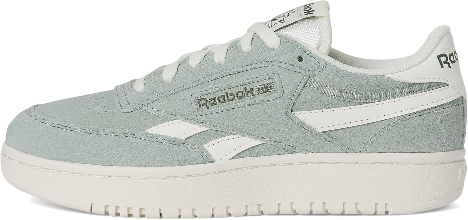 image:imageReebok Womens Club C Double Revenge Platform Tennis Shoes for Women Fashion Womens SneakersHybrid GreenChalkChalk