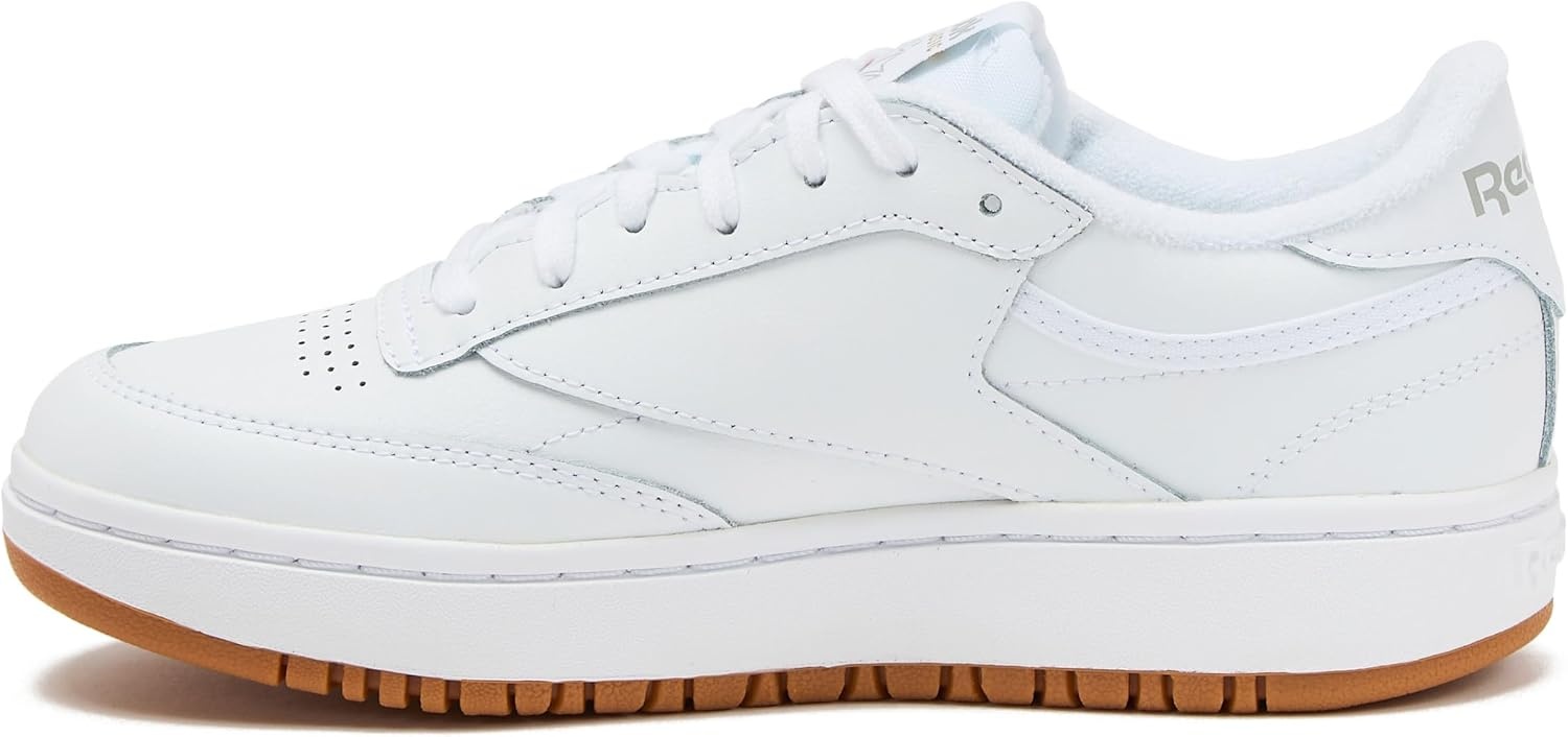 image:imageReebok Womens Club C Double Revenge Platform Tennis Shoes for Women Fashion Womens SneakersWhiteReebok Gum 07White