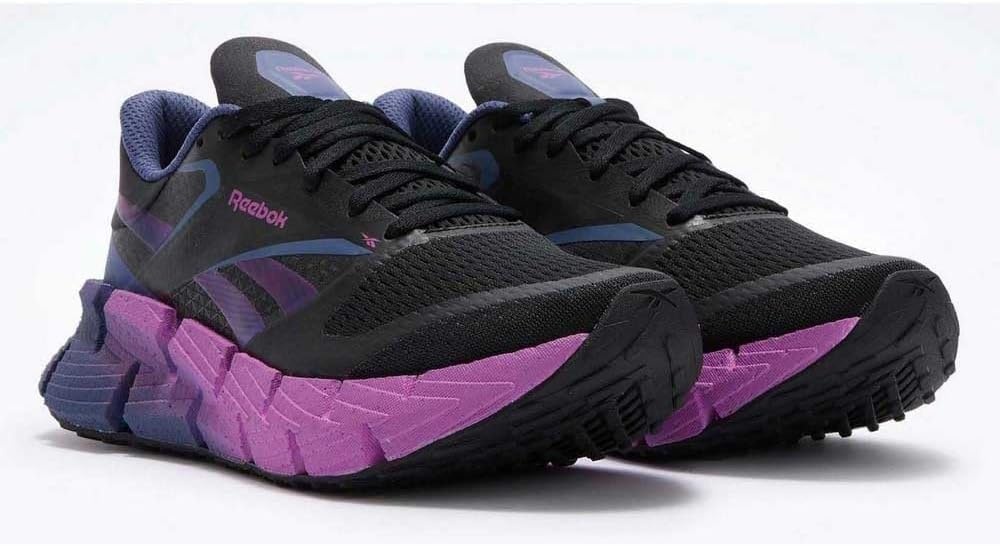 image:imageReebok Womens Floatzig Running ShoesBlack Twilight Purple Rave
