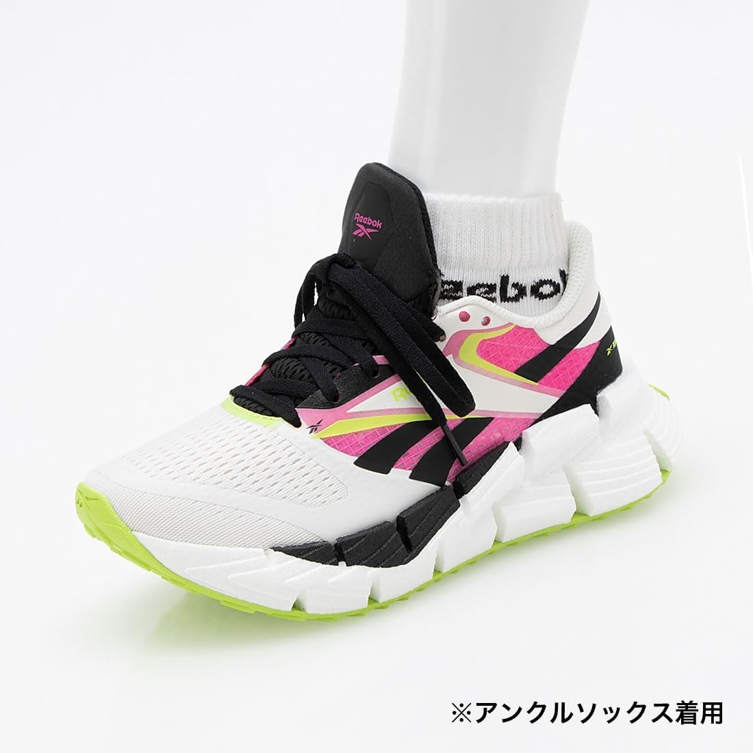 image:imageReebok Womens Floatzig Running ShoesChalk Black Laspin