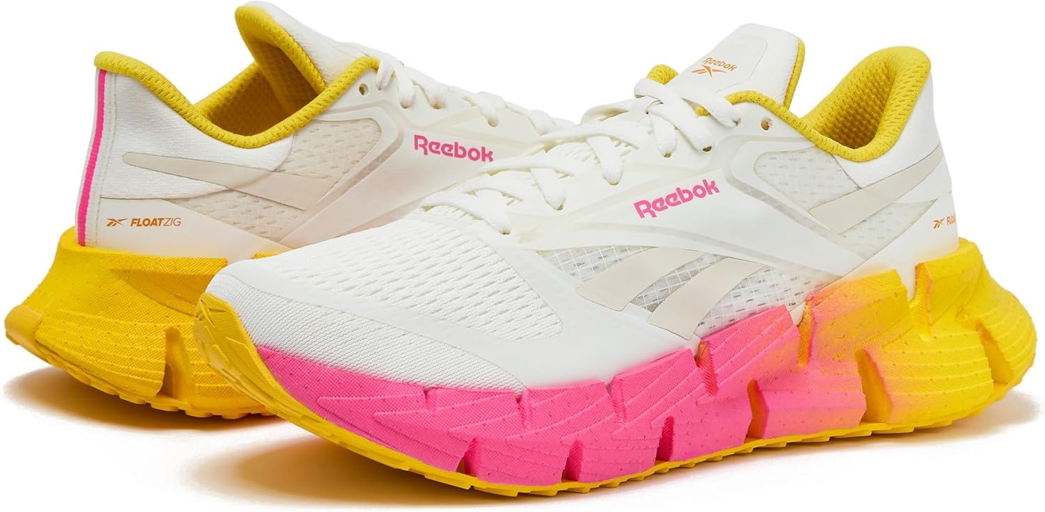 image:imageReebok Womens Floatzig Running ShoesChalkSandAtomic Pink