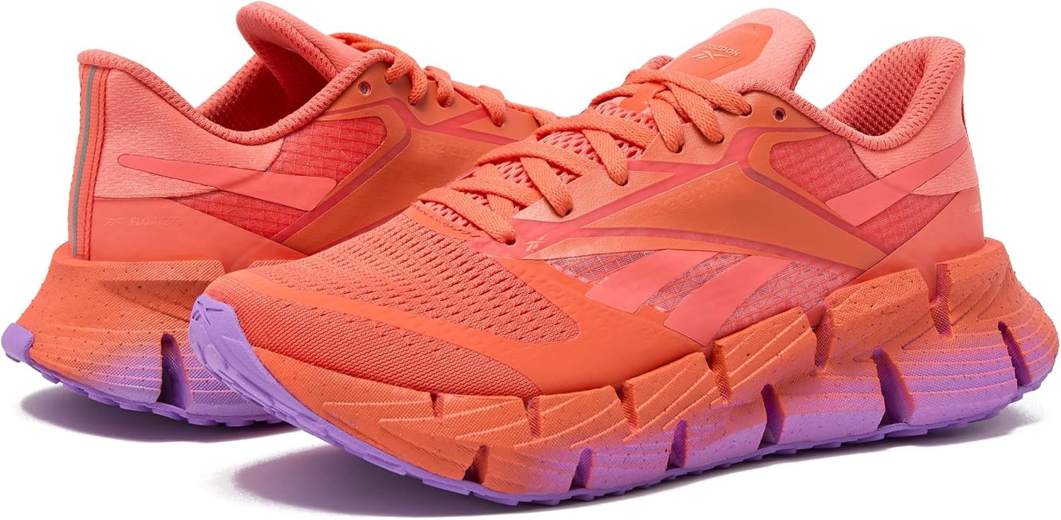 image:imageReebok Womens Floatzig Running ShoesCoralCoralPurple