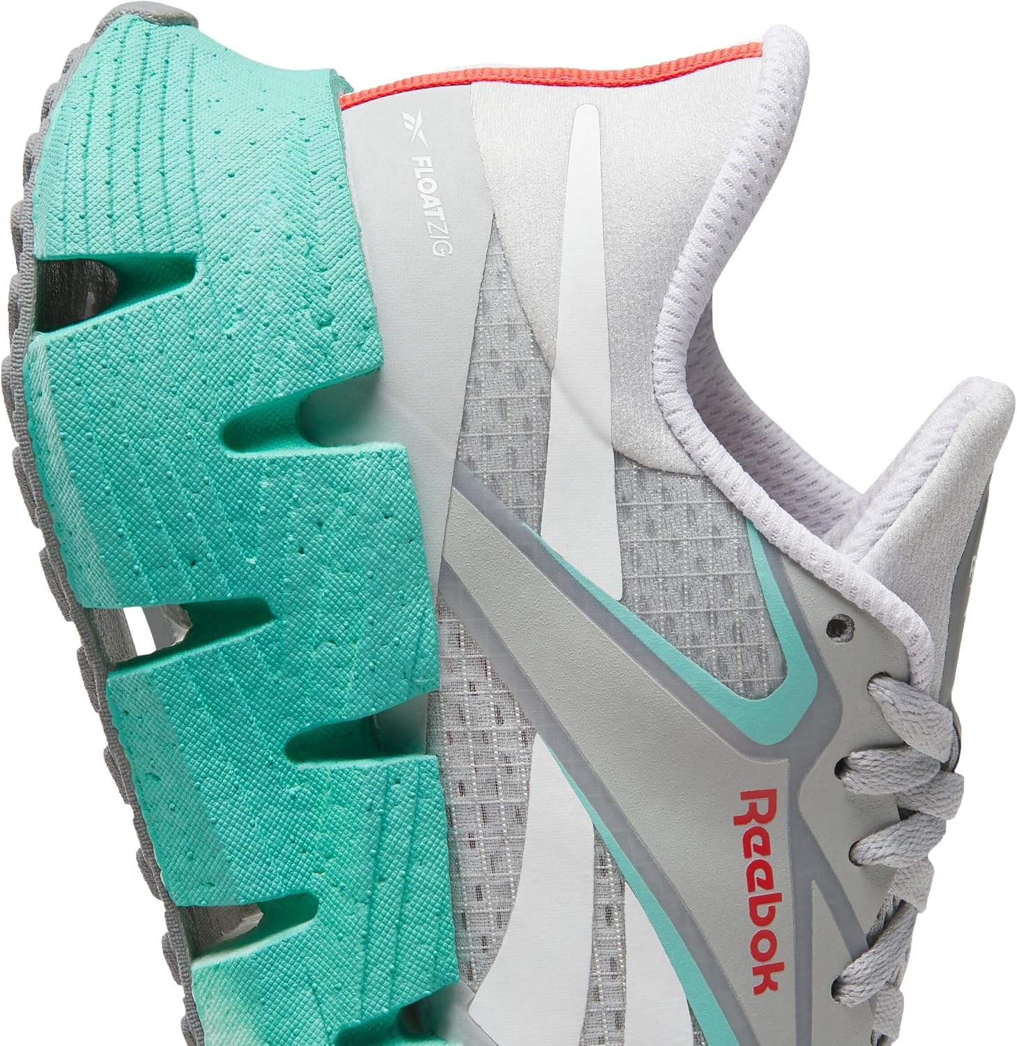 image:imageReebok Womens Floatzig Running ShoesGrey 1 Ai Aqua White