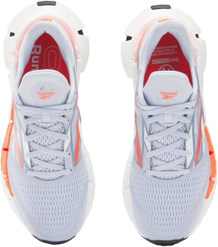image:imageReebok Womens Floatzig Running ShoesPale BlueFootwear WhiteOrange Flare