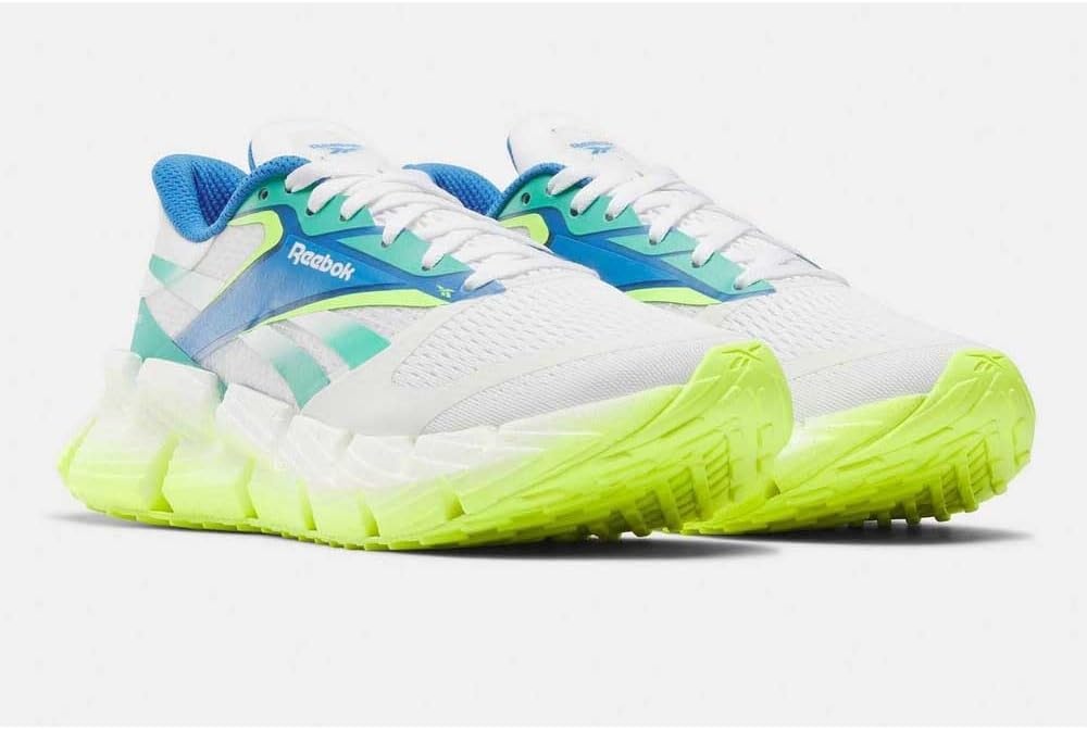 image:imageReebok Womens Floatzig Running ShoesWhite Unleashed Green Digital Lime