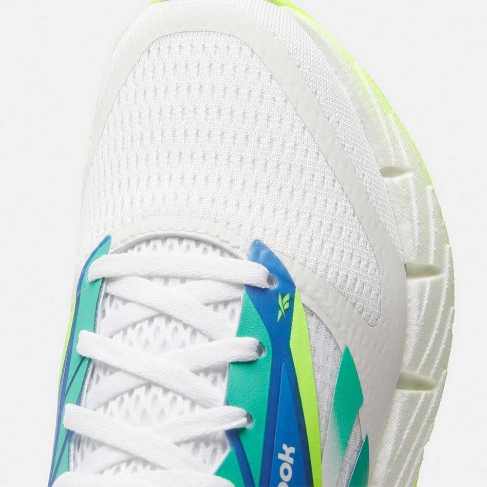 image:imageReebok Womens Floatzig Running ShoesWhite Unleashed Green Digital Lime
