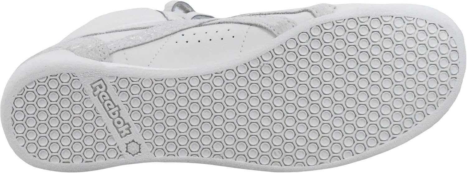 image:imageReebok Womens Freestyle Hi High Top Basketball SneakersChalkChalkGoldmt