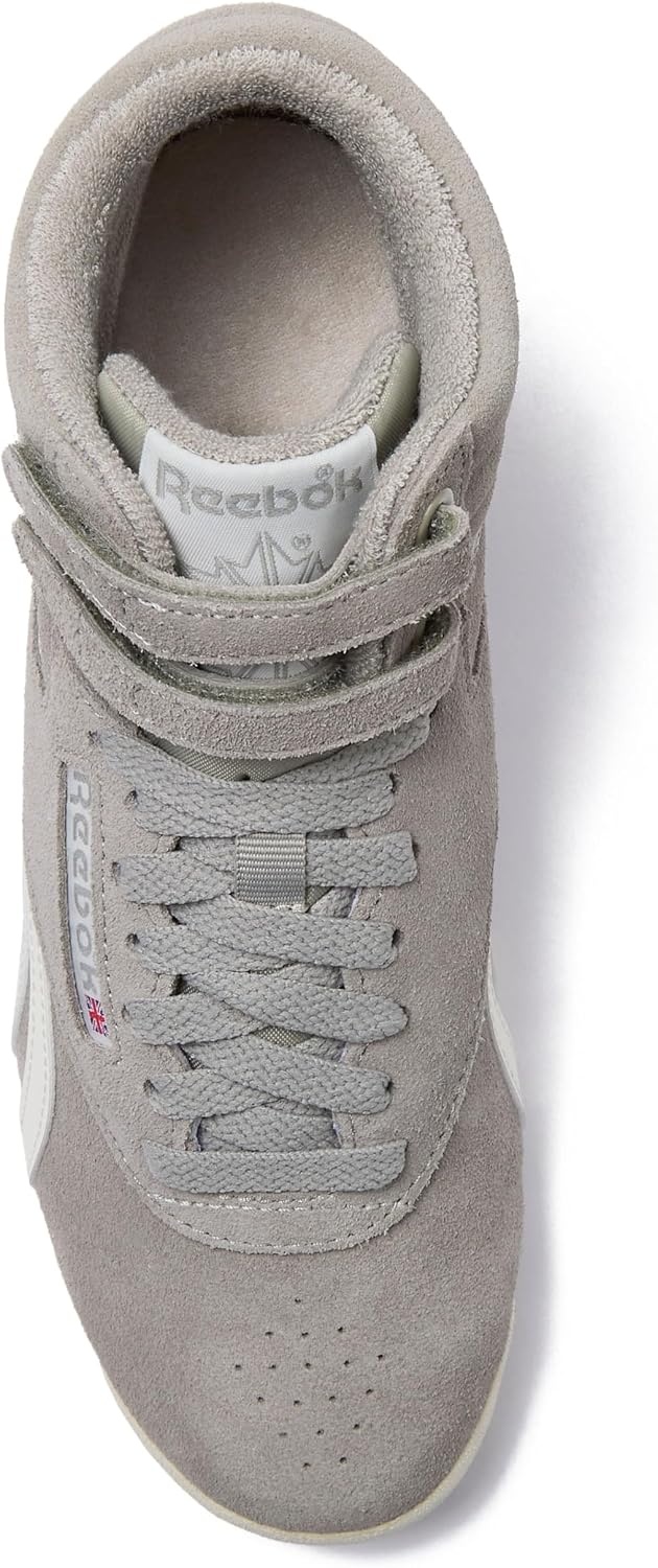 image:imageReebok Womens Freestyle Hi High Top Basketball SneakersEscape GreyChalkChalk