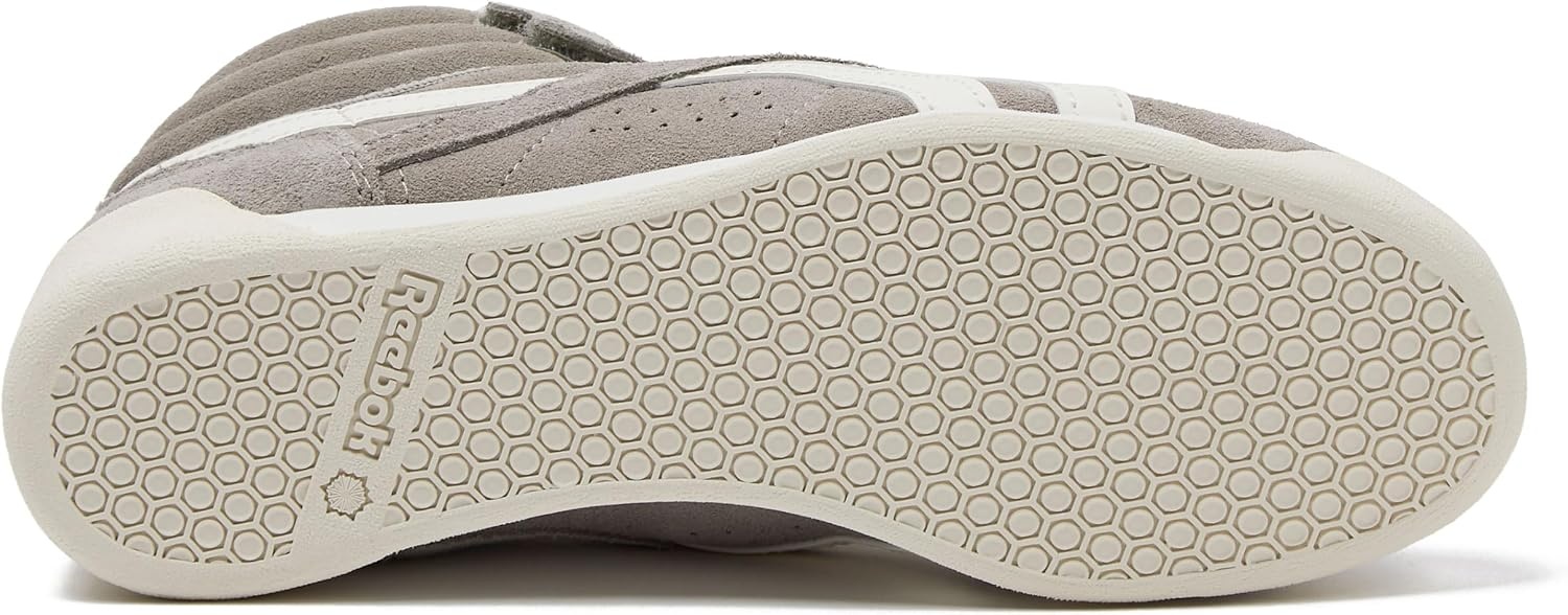 image:imageReebok Womens Freestyle Hi High Top Basketball SneakersEscape GreyChalkChalk