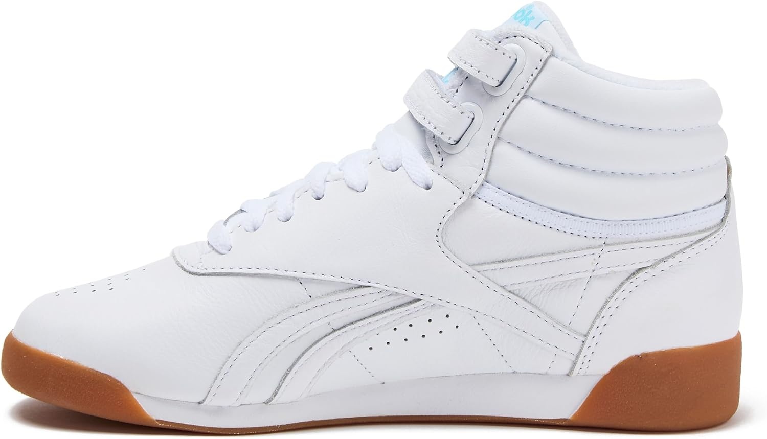 image:imageReebok Womens Freestyle Hi High Top Basketball SneakersFootwear WhiteBlueGum