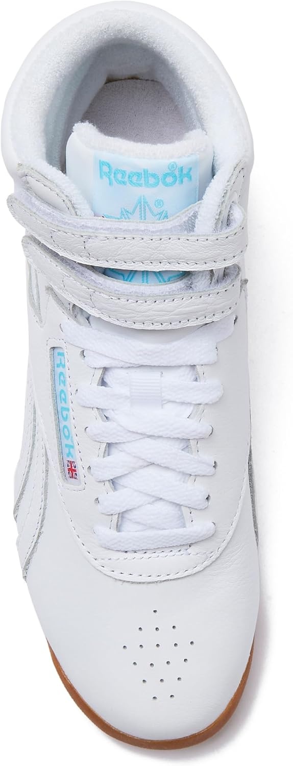 image:imageReebok Womens Freestyle Hi High Top Basketball SneakersFootwear WhiteBlueGum