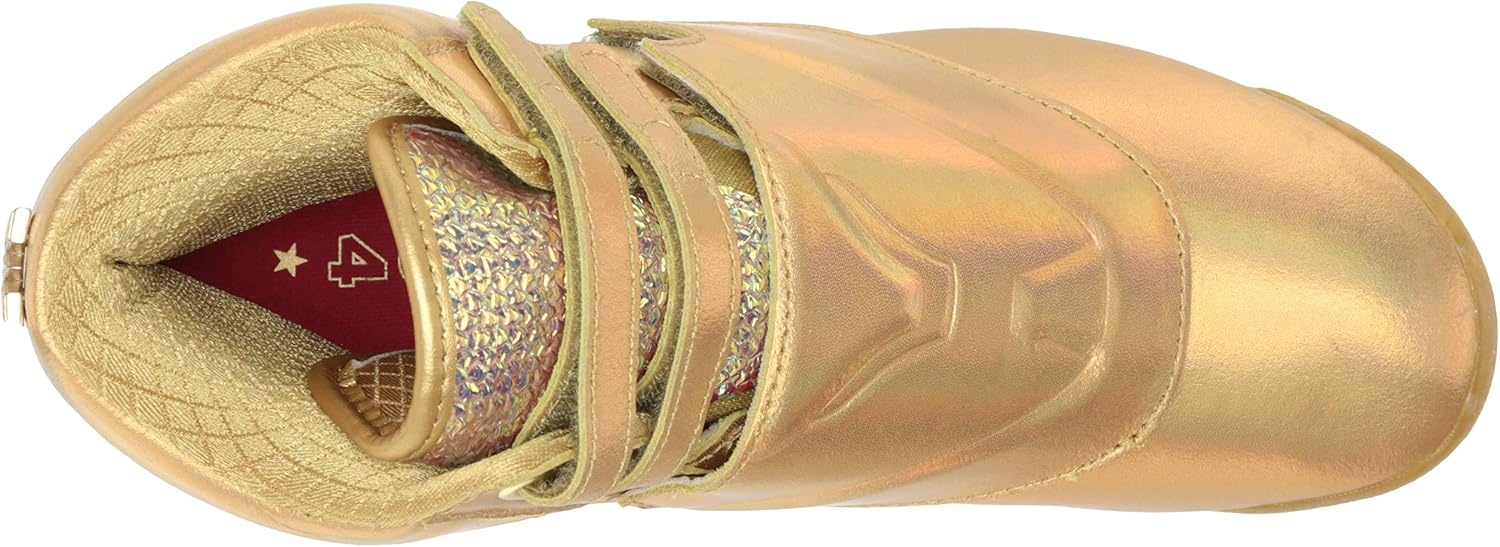 image:imageReebok Womens Freestyle Hi High Top Basketball SneakersGold MetallicExcellent Red