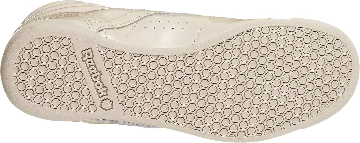image:imageReebok Womens Freestyle Hi High Top Basketball SneakersGrey Patent Parchment Patent Parchment