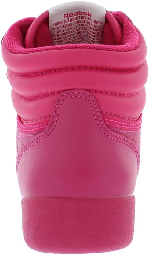 image:imageReebok Womens Freestyle Hi High Top Basketball SneakersPure Pink Pure Pink Footwear White