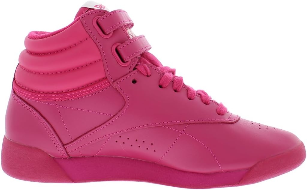 image:imageReebok Womens Freestyle Hi High Top Basketball SneakersPure Pink Pure Pink Footwear White