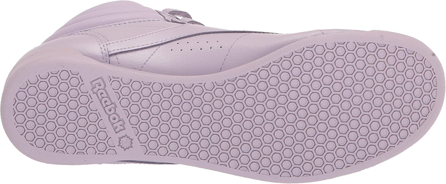 image:imageReebok Womens Freestyle Hi High Top Basketball SneakersPurple OasisWhite