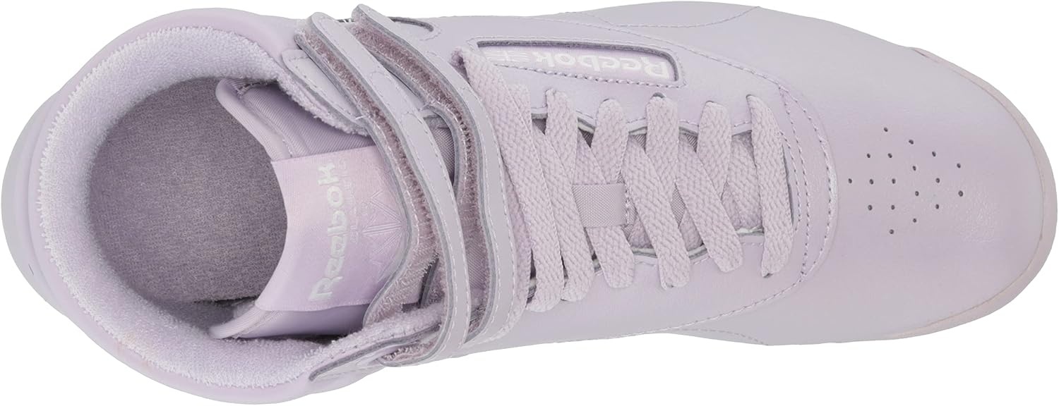 image:imageReebok Womens Freestyle Hi High Top Basketball SneakersPurple OasisWhite