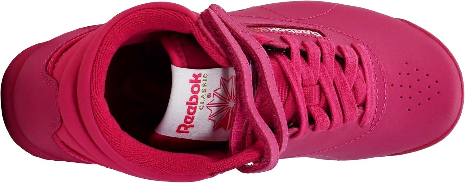 image:imageReebok Womens Freestyle Hi High Top Basketball SneakersPurple PinkPurple PinkFuture White