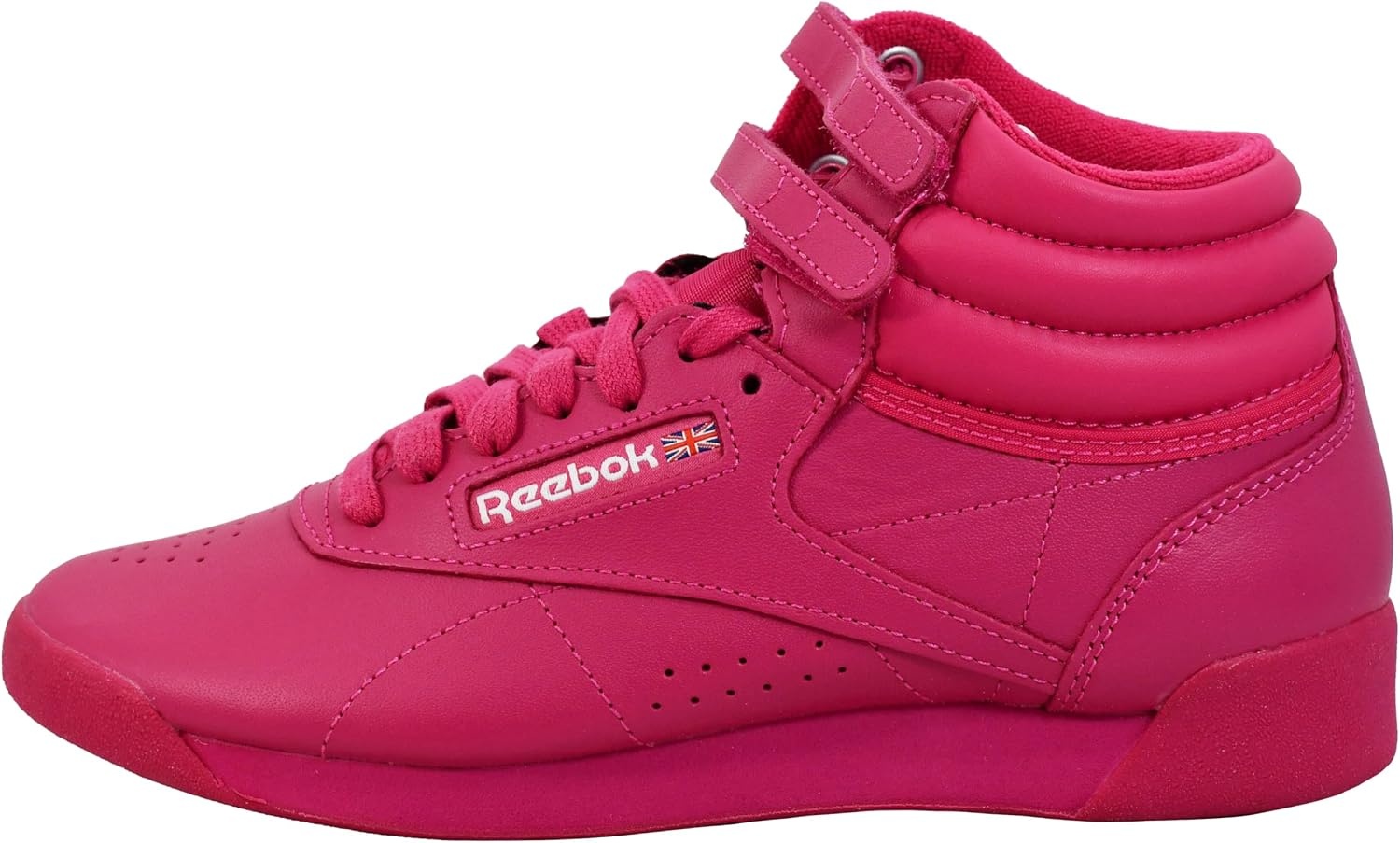 image:imageReebok Womens Freestyle Hi High Top Basketball SneakersPurple PinkPurple PinkFuture White