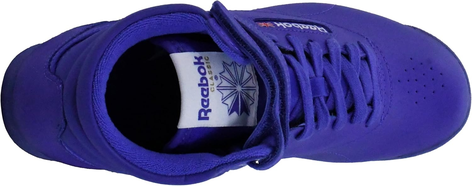 image:imageReebok Womens Freestyle Hi High Top Basketball SneakersSolar PurpleSolar PurpleFuture White