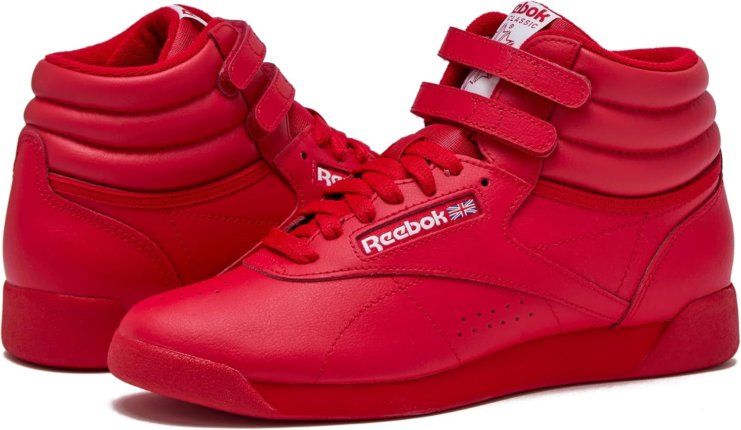 image:imageReebok Womens Freestyle Hi High Top Basketball SneakersVector RedVector RedFootwear White