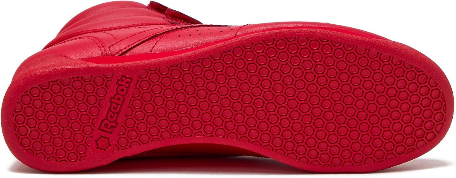 image:imageReebok Womens Freestyle Hi High Top Basketball SneakersVector RedVector RedFootwear White