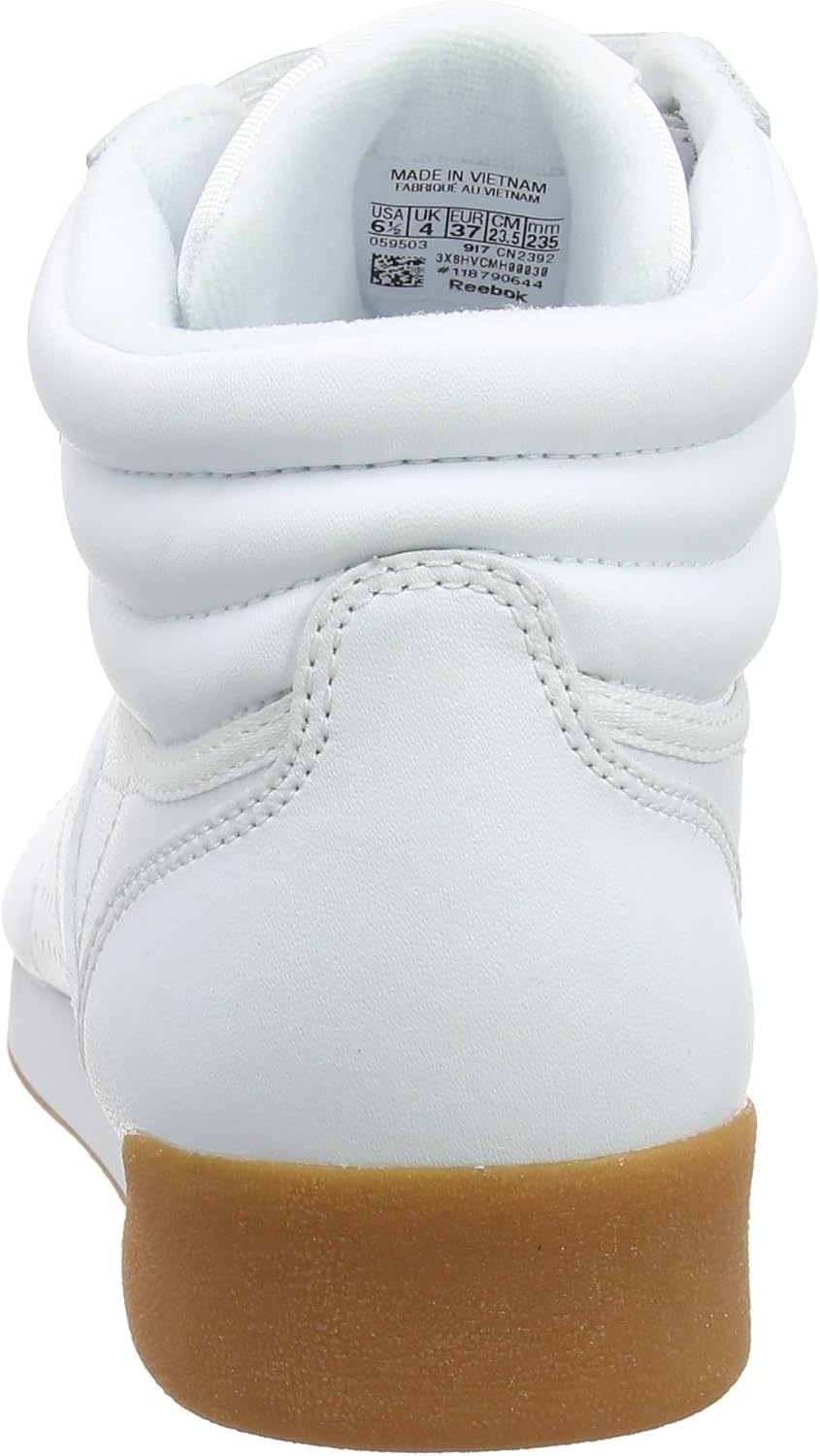 image:imageReebok Womens Freestyle Hi High Top Basketball SneakersWhite White Gum White Gum