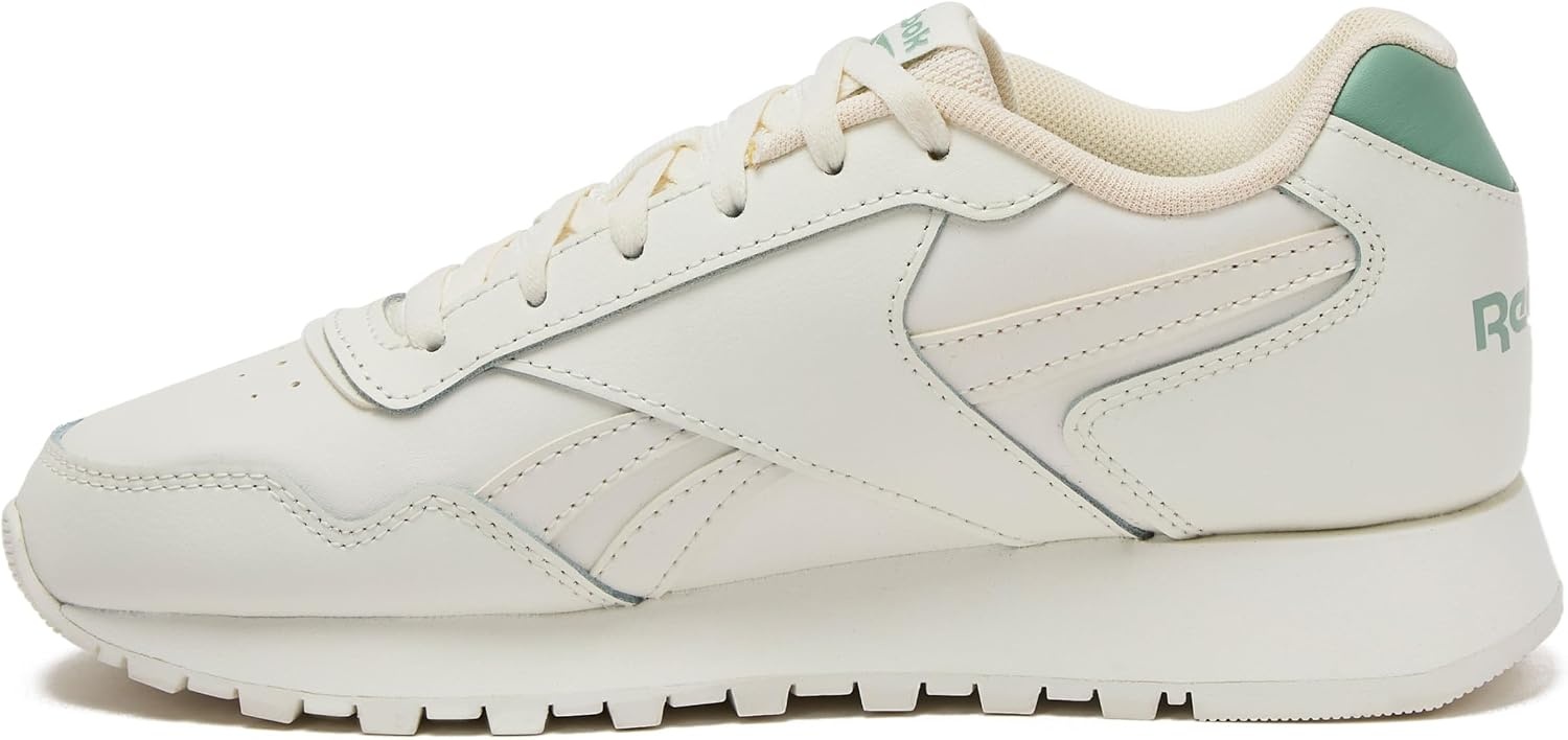 image:imageReebok Womens Glide Sneakers for WomenChalkChalkHybrid Green