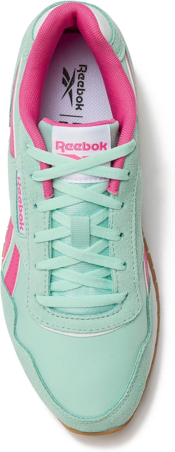 image:imageReebok Womens Glide Sneakers for WomenGlitch AquaTrue PinkWhite