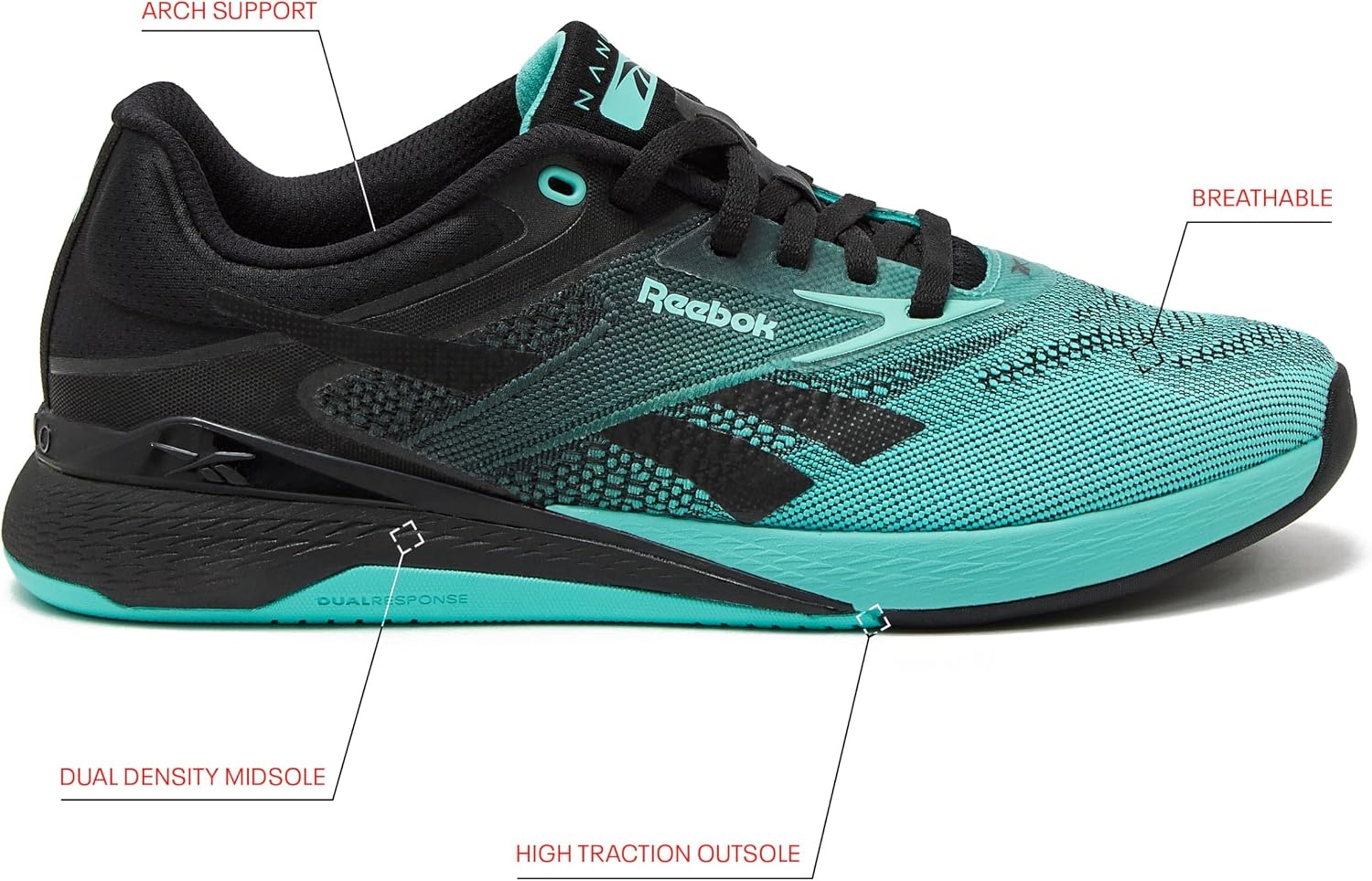 image:imageReebok Womens Nano X5Ai AquaBlack
