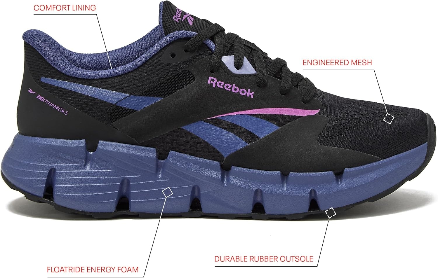 image:imageReebok Zig Dynamica 5BlackTwilight BluePurple Rave