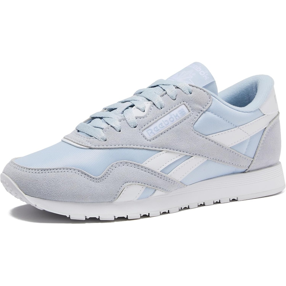 image:imageReebok Classic Nylon Womens Sneakers Casual Tennis Shoes WomenTranquil BlueTranquil BlueWhite