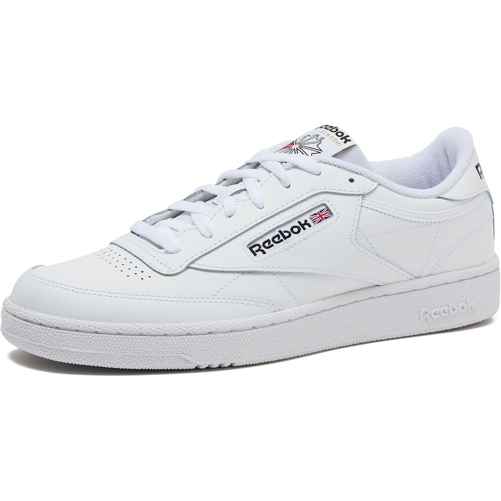 image:imageReebok Club C 85 Mens Tennis Shoes Casual Fashion White Sneakers for MenFootwear WhiteFootwear WhiteCore Black