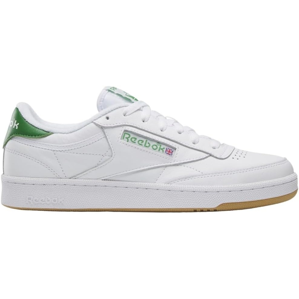image:imageReebok Club C 85 Mens Tennis Shoes Casual Fashion White Sneakers for MenFootwear WhiteGlen GreenReebok Gum