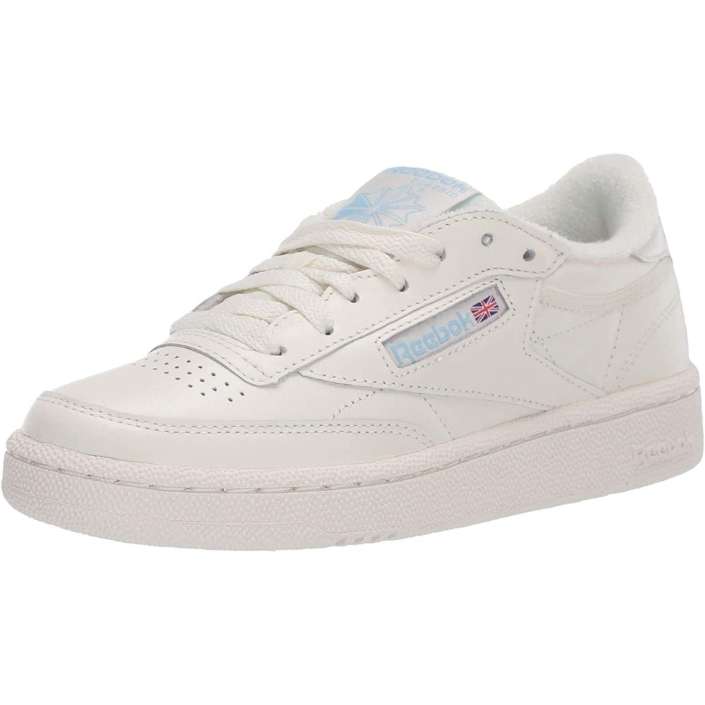 image:imageReebok Club C 85 Mens Tennis Shoes Casual Fashion White Sneakers for MenVintageclassic WhiteDenim Glow