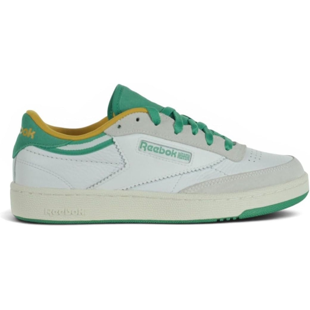 image:imageReebok Club C 85 Mens Tennis Shoes Casual Fashion White Sneakers for MenWhiteUpgrade GreenChalk