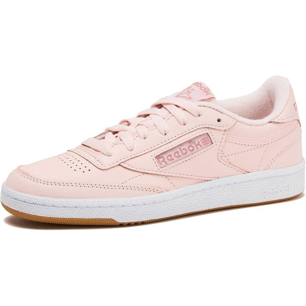 image:imageReebok Club C 85 Tennis Shoes for Women Casual Womens SneakersPure PinkGentle PinkFootwear White