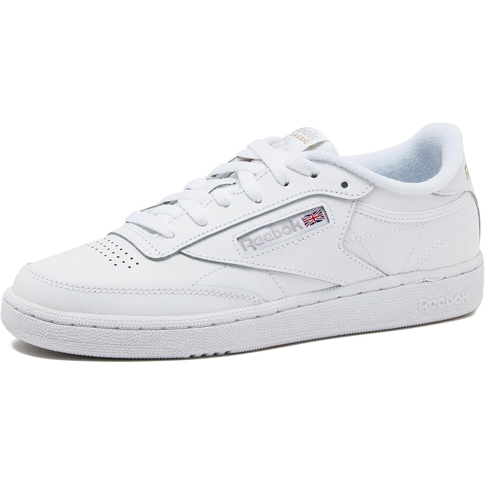image:imageReebok Club C 85 Tennis Shoes for Women Casual Womens SneakersWhiteLight Grey