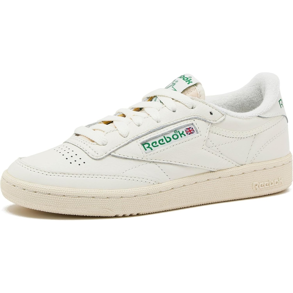 image:imageReebok Club C 85 Vintage Tennis Sneakers for Women Casual White Womens Shoes Size 5 to 11ChalkAlabasterGlen Green
